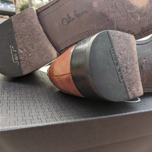 COLE HAAN GIRALDO WNGTP II - BRITISH TAN CP - USED IN BOX WITH BAG - SIZE 11.5 M - Picture 8 of 16